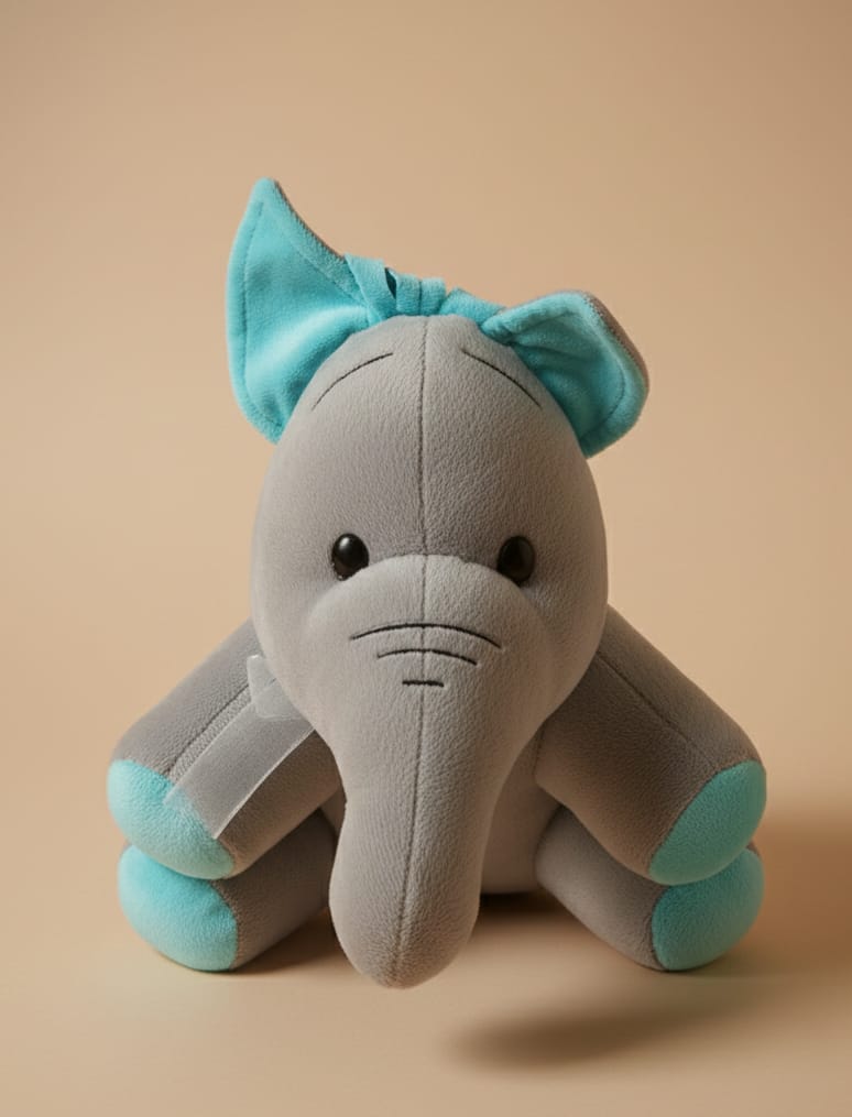 Peluche Elefante Azul
